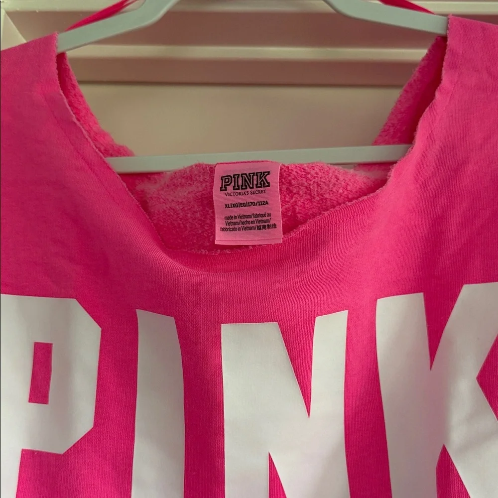 VICTORIA’S SECRET OFF THE SHOULDER LONG SLEEVE TOP & FLEECE JOGGER SET - NWOT - Picture 10 of 14